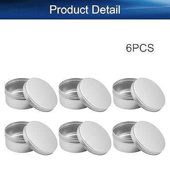 アルミ はんごう 3個セット ミニ 容器 フランス アンティーク Amazon｜Othmro 金属製コンテナ 丸型アルミ缶 小型缶92*45mm(D*H